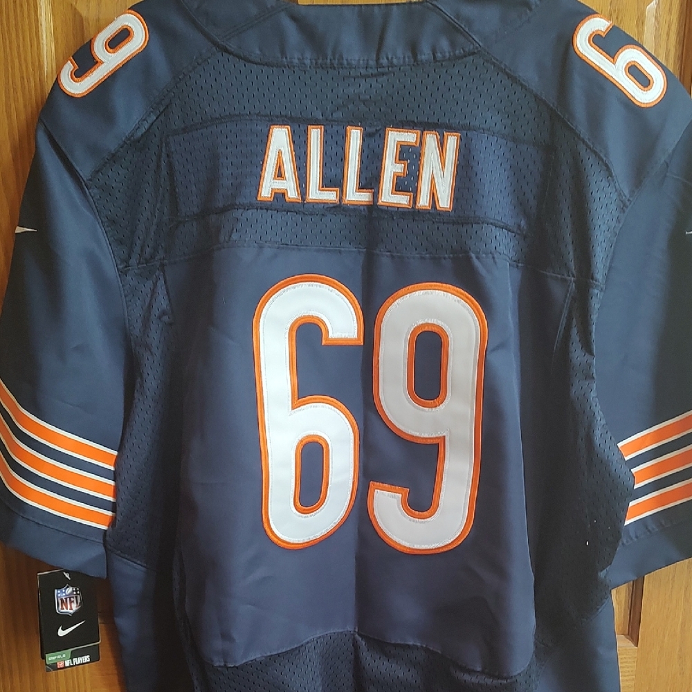Nike Chicago Bears Navy Jersey #69 Jared Allen